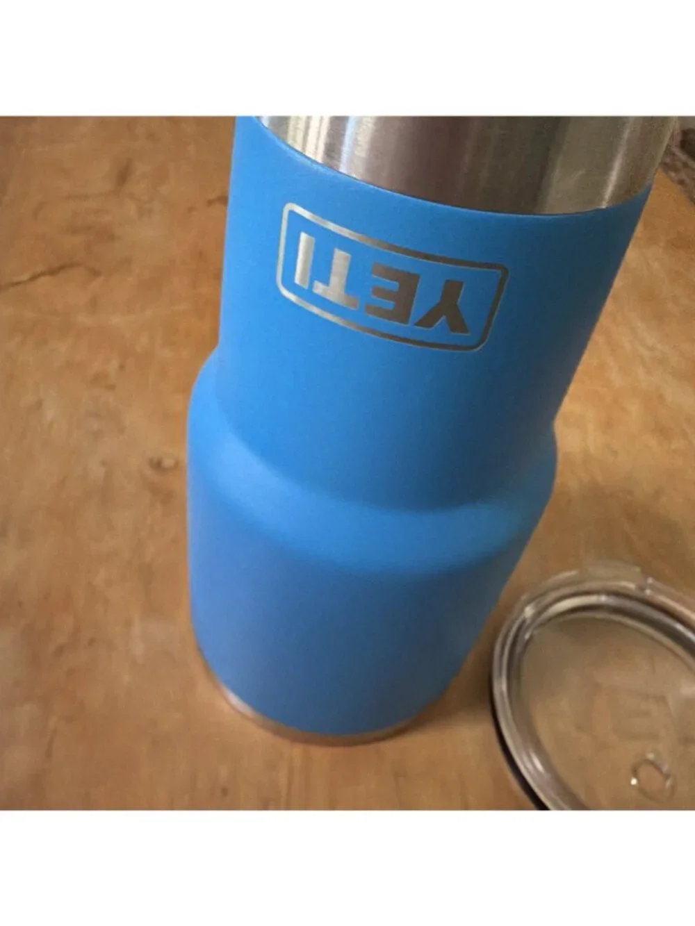 Reef Blue Yeti Stackable Rambler 16oz/Pint with Lid For Straw